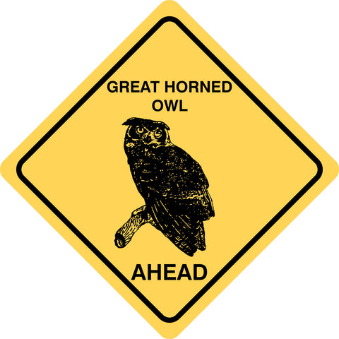 Great Horned Owl Ahead