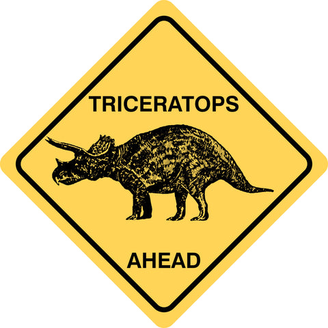 Triceratops Ahead